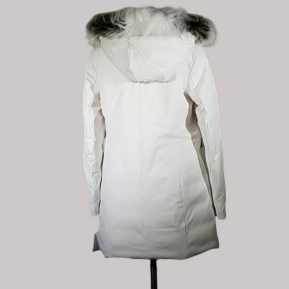 Derek Lam 10 Crosby White Fur Parka - Picture 3 of 3